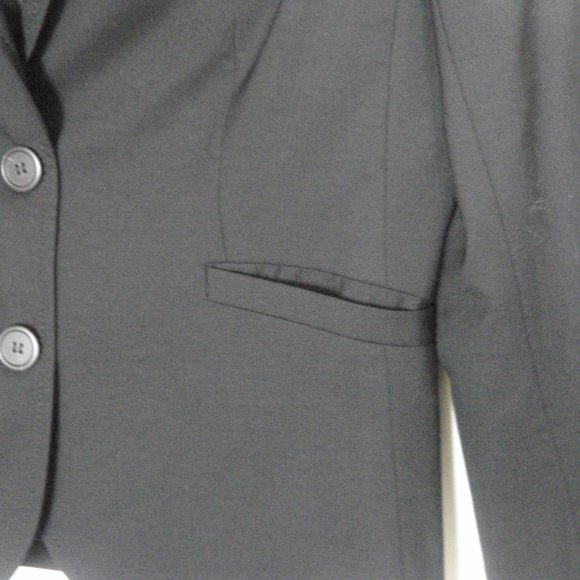 J. Crew | Black Classic Two Button Wool Blazer - Picture 4 of 11